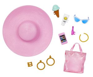 Кукла Barbie на плажа с аксесоари, Mattel