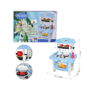 Детска кухня Frozen с котлони, фурна и аксесоари 70 см