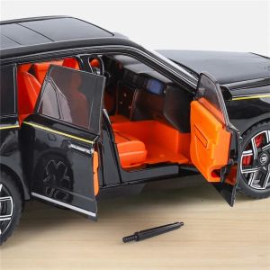 Метална кола Rolls-Royce Cullinan 1:24 – черна, без опаковка