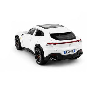 Метална кола Ferrari Purosangue 1:24 – бяла, Без опаковка
