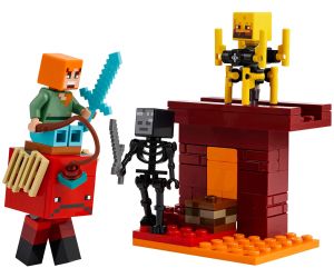 LEGO Minecraft 21266 – Битка в пъклената лава, 99 части