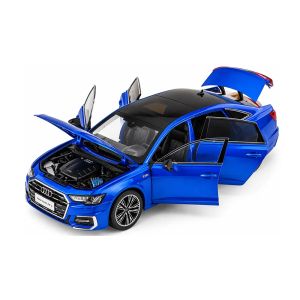 Метална кола Audi A6 L 1:18 – синя