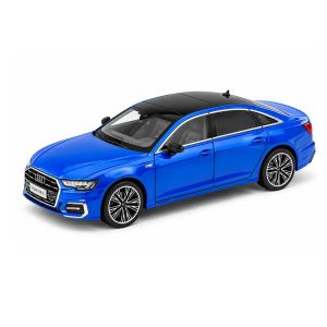 Метална кола Audi A6 L 1:18 – синя