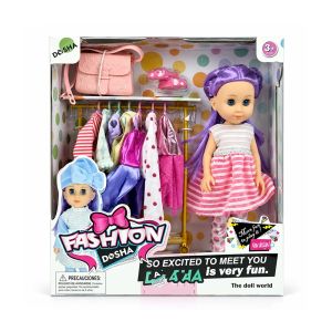 Комплект кукла с гардероб и аксесоари, Fashion Doll DESHA