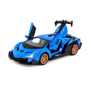 Метален автомобил, Lamborghini Sian, 1:32, Син
