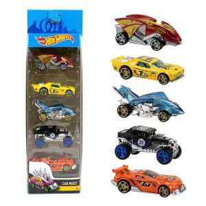 Комплект метални колички, Car Meet, 5 бр